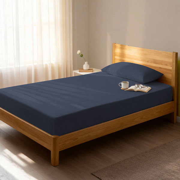 Percale 100% Cotton Fitted Sheet