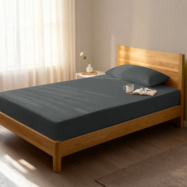 Percale 100% Cotton Fitted Sheet