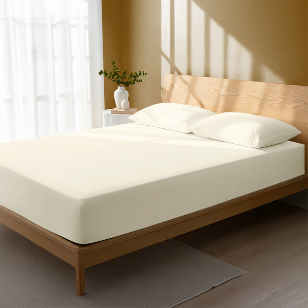 Premium 400 Thread Count 100% Cotton Fitted Sheet