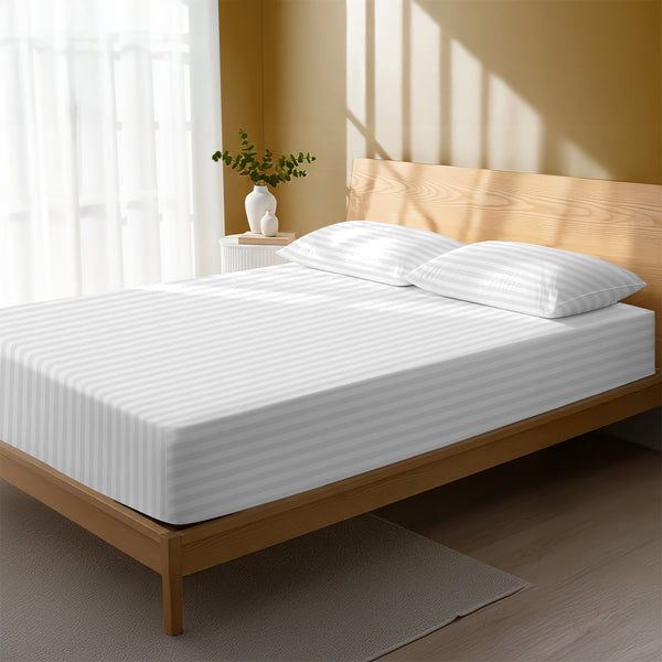 Premium 300 Thread Count 100% Cotton Fitted Sheet