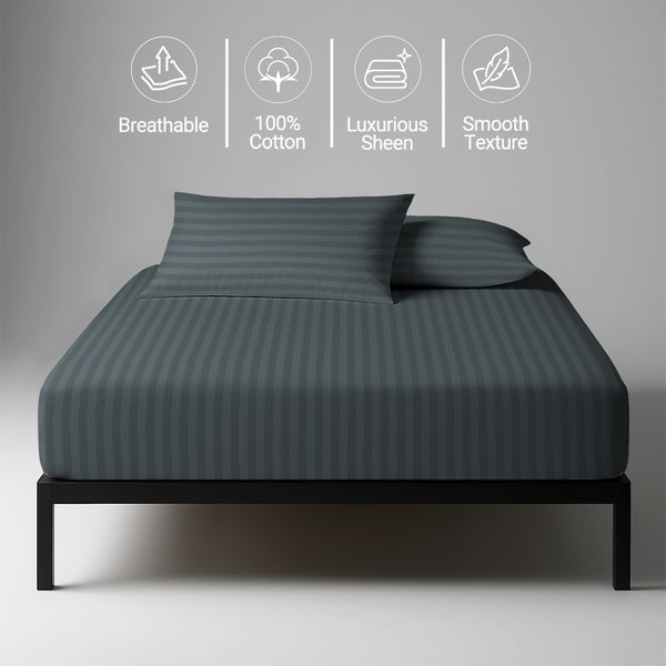 Premium 300 Thread Count 100% Cotton Fitted Sheet