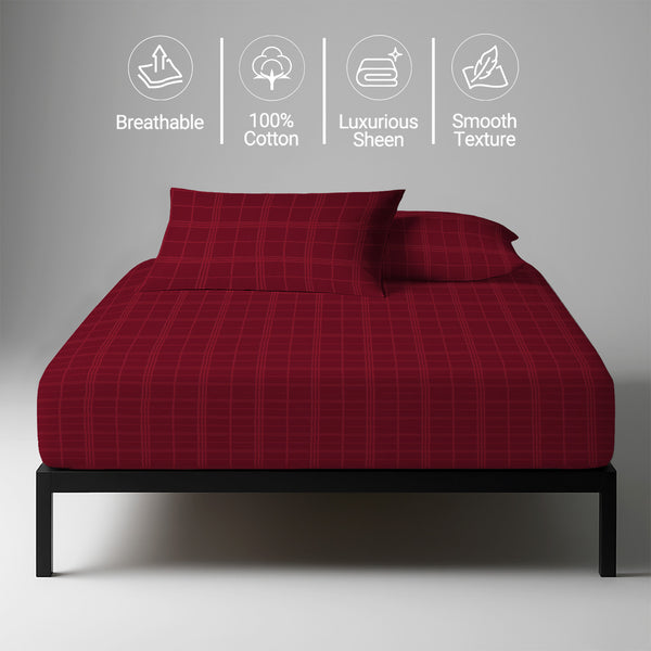 Premium 300 Thread Count 100% Cotton Fitted Sheet