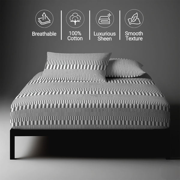 Premium 400 Thread Count 100% Cotton Fitted Sheet