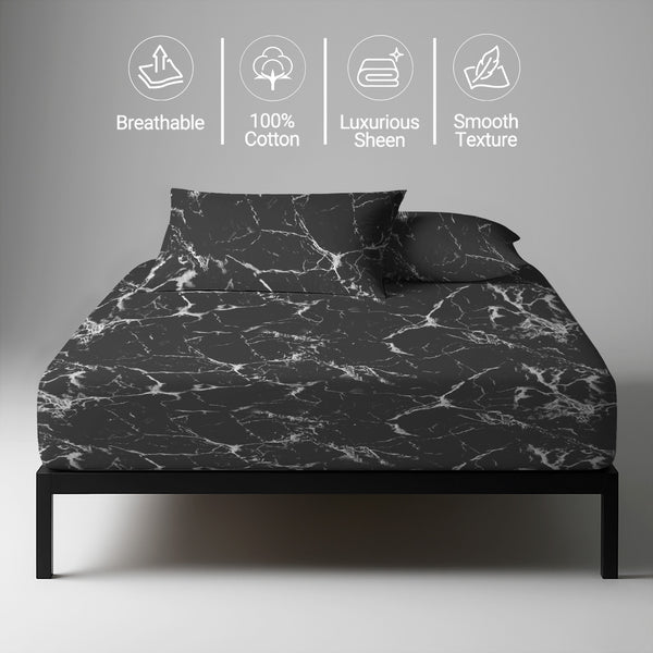 Premium 400 Thread Count 100% Cotton Fitted Sheet