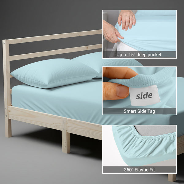 Royale 1000 Thread Count 100% Cotton Fitted Sheet