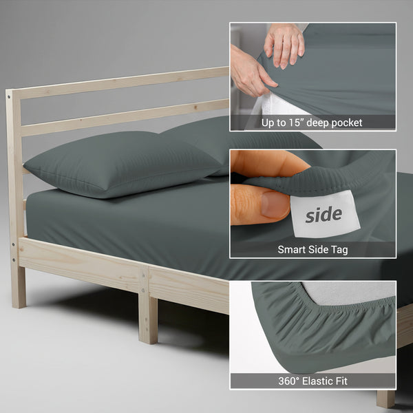 Royale 1000 Thread Count 100% Cotton Fitted Sheet