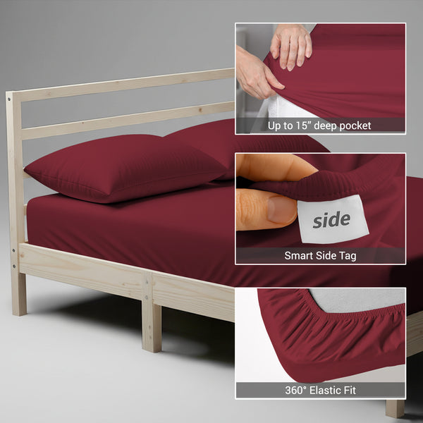 Royale 1000 Thread Count 100% Cotton Fitted Sheet