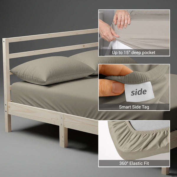 Royale 1000 Thread Count 100% Cotton Fitted Sheet