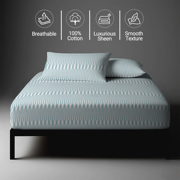 Premium 400 Thread Count 100% Cotton Fitted Sheet