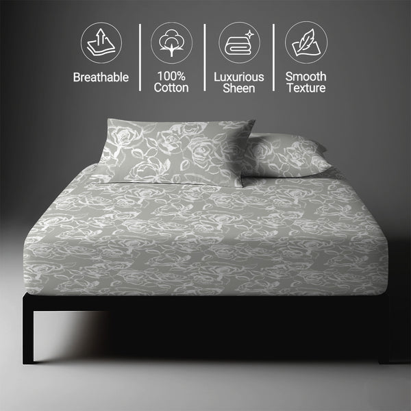 Premium 400 Thread Count 100% Cotton Fitted Sheet
