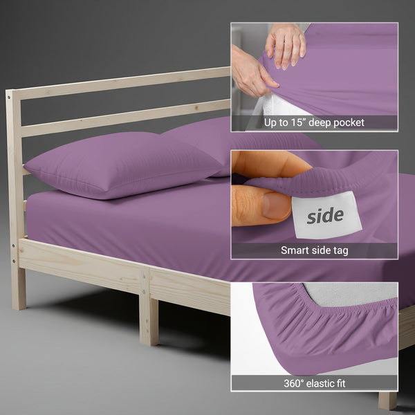 Premium 400 Thread Count 100% Cotton Fitted Sheet