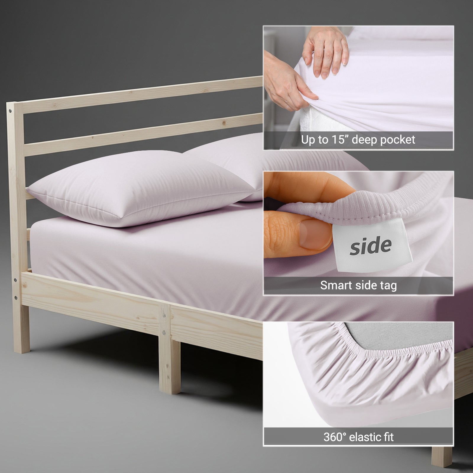 Premium 400 Thread Count 100% Cotton Fitted Sheet