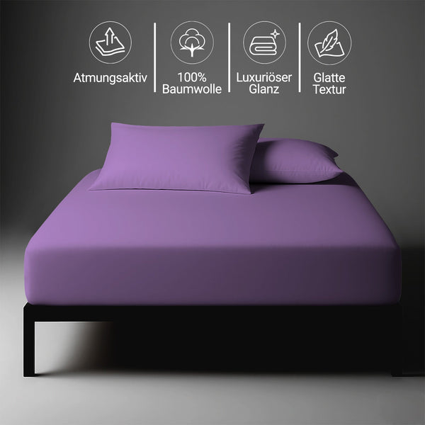 Premium 400 Thread Count 100% Cotton Fitted Sheet