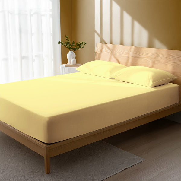 Premium Spannbettlaken mit 400 Fadenzahl aus 100% Baumwolle