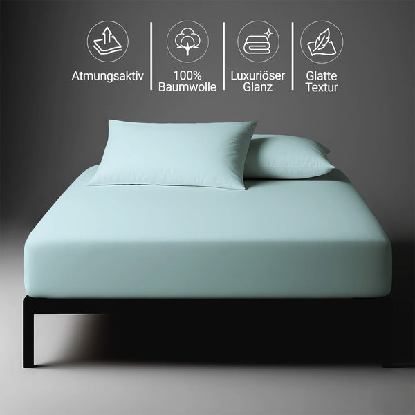 Premium 400 Thread Count 100% Cotton Fitted Sheet