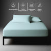 Premium 400 Thread Count 100% Cotton Fitted Sheet - 100x200 cm - Baby Blue