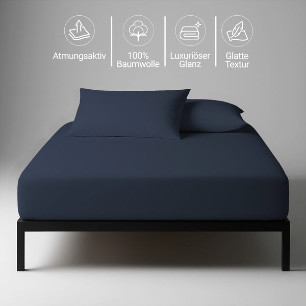 Premium 400 Thread Count 100% Cotton Fitted Sheet