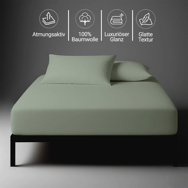 Premium 400 Thread Count 100% Cotton Fitted Sheet