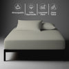 Premium 400 Thread Count 100% Cotton Fitted Sheet - 100x200 cm - Silver