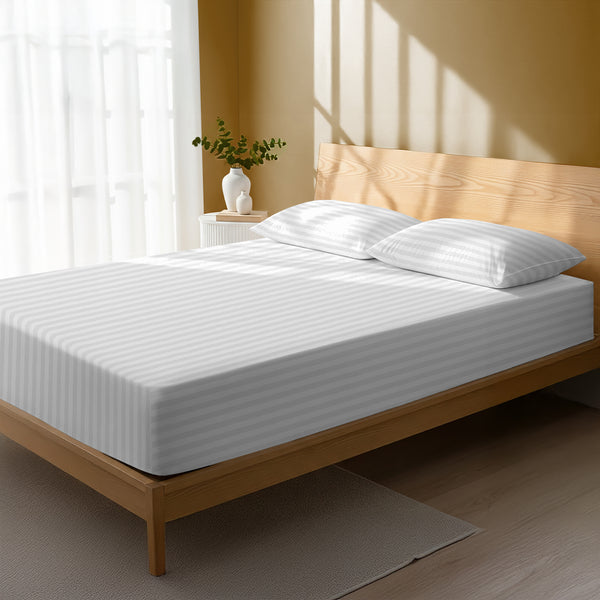 Premium 300 Thread Count 100% Cotton Fitted Sheet