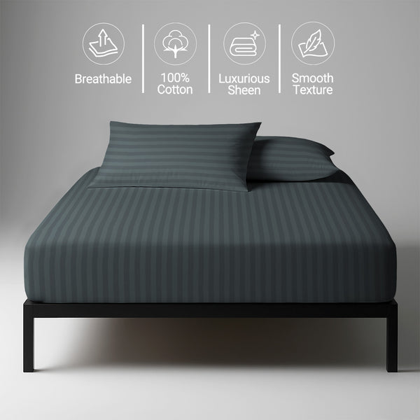 Premium 300 Thread Count 100% Cotton Fitted Sheet