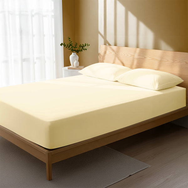 Premium 400 Thread Count 100% Cotton Fitted Sheet