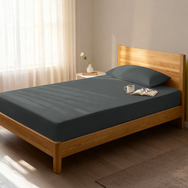 Perkal Spannbettlaken aus 100% Baumwolle