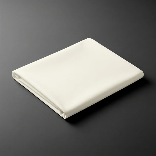 Pizuna Linens Off White super king size cotton flat sheet 400 thread count soft and breathable
