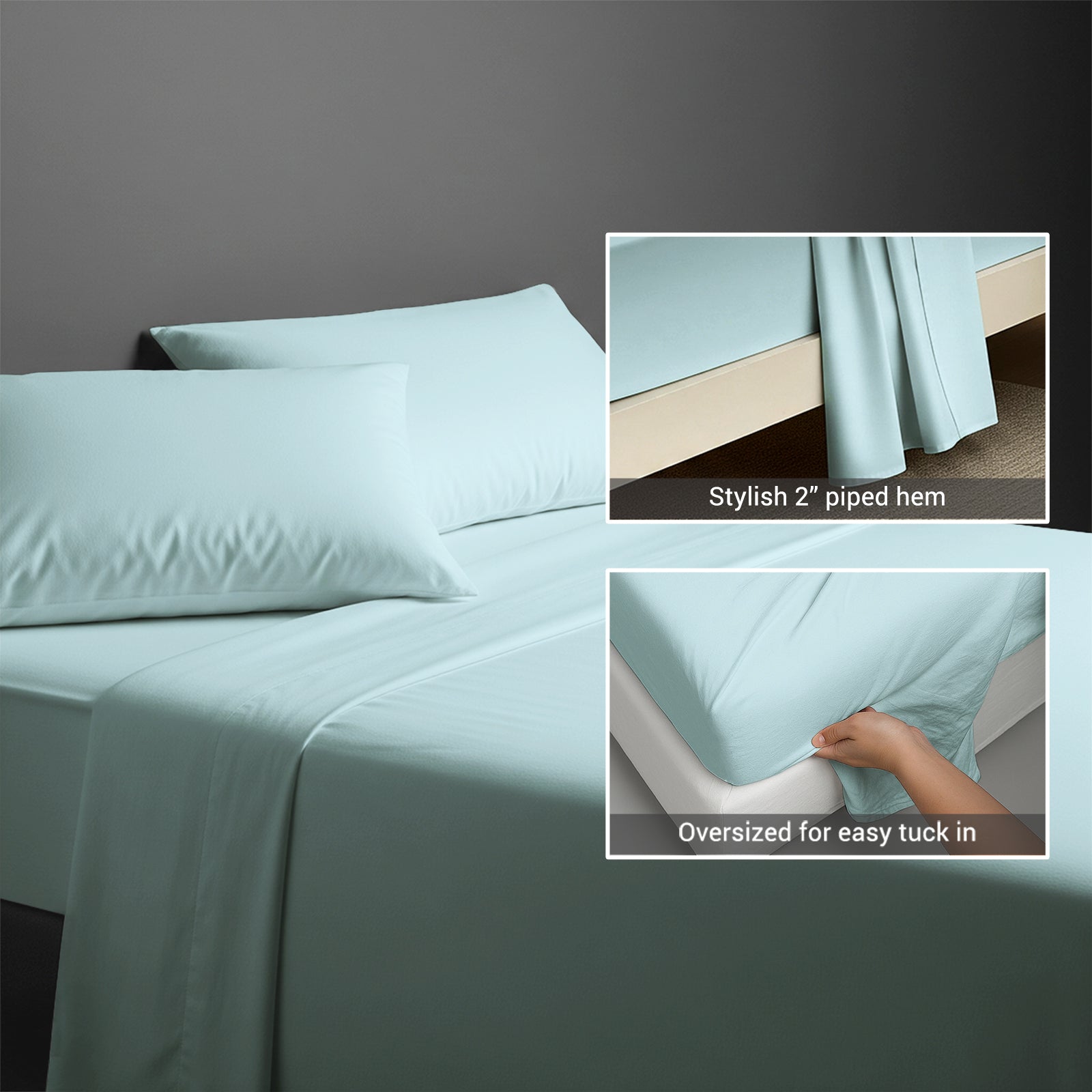 Premium 400 Thread Count 100% Cotton Flat Sheet