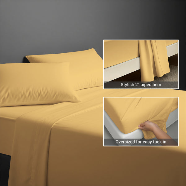 Premium 400 Thread Count 100% Cotton Flat Sheet
