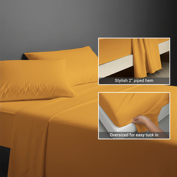 Premium 400 Thread Count 100% Cotton Flat Sheet