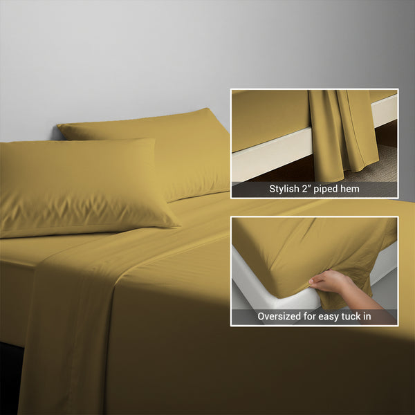Premium 400 Thread Count 100% Cotton Flat Sheet