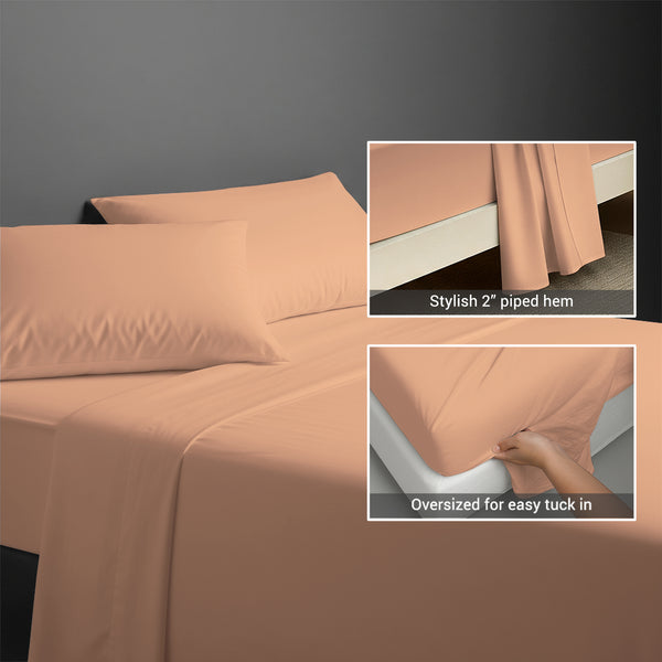 Premium 400 Thread Count 100% Cotton Flat Sheet
