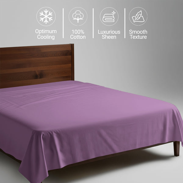 Premium 400 Thread Count 100% Cotton Flat Sheet