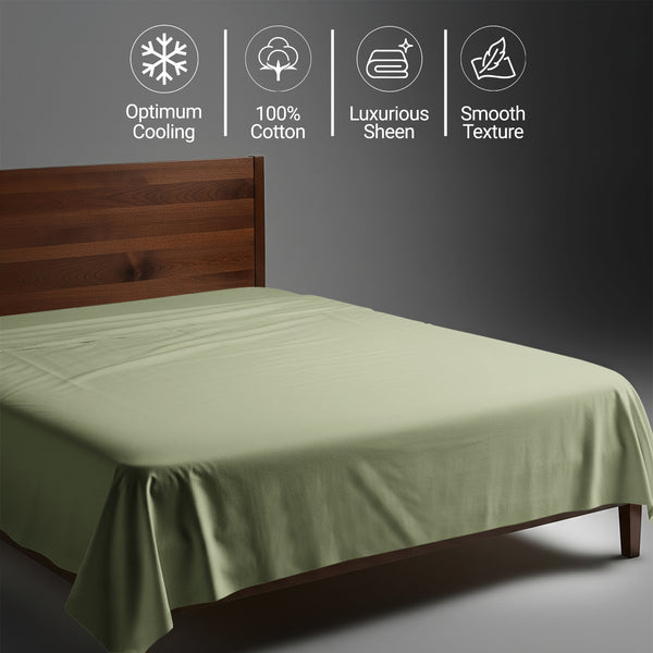 Premium 400 Thread Count 100% Cotton Flat Sheet