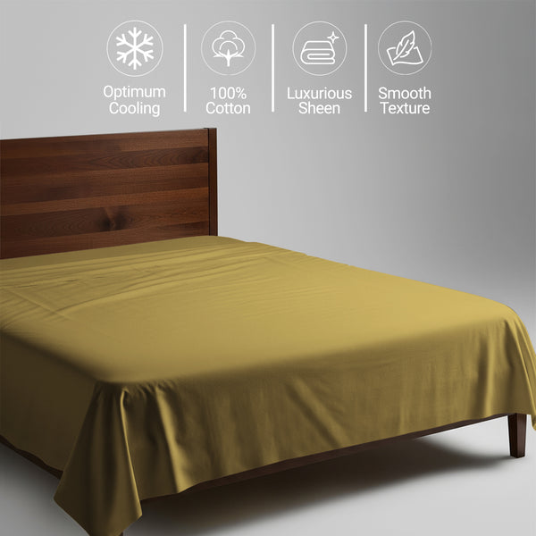 Premium 400 Thread Count 100% Cotton Flat Sheet
