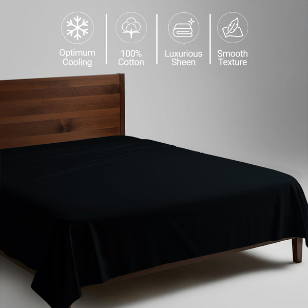 Deluxe 600 Thread Count 100% Cotton Flat Sheet