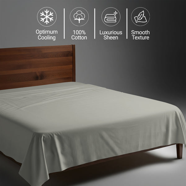 Deluxe 600 Thread Count 100% Cotton Flat Sheet