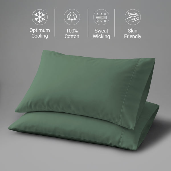 Premium 400 Thread Count 100% Cotton Pillowcases (2 PC)
