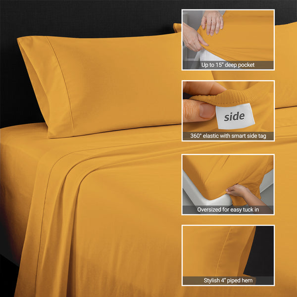 Premium 400 Thread Count 100% Cotton Sheet Set