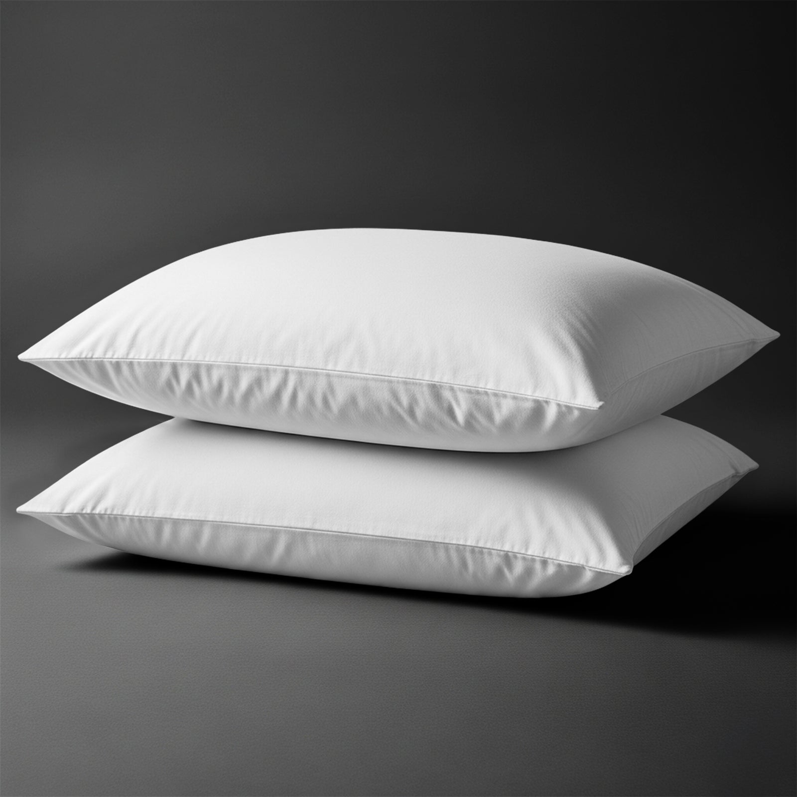 Pizuna Linens white 400 thread count 100 percent cotton pillowcases 2 piece housewife 