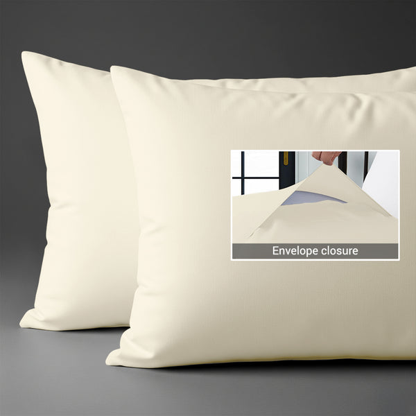 Premium 400 Thread Count 100% Cotton Pillowcases (2 PC)