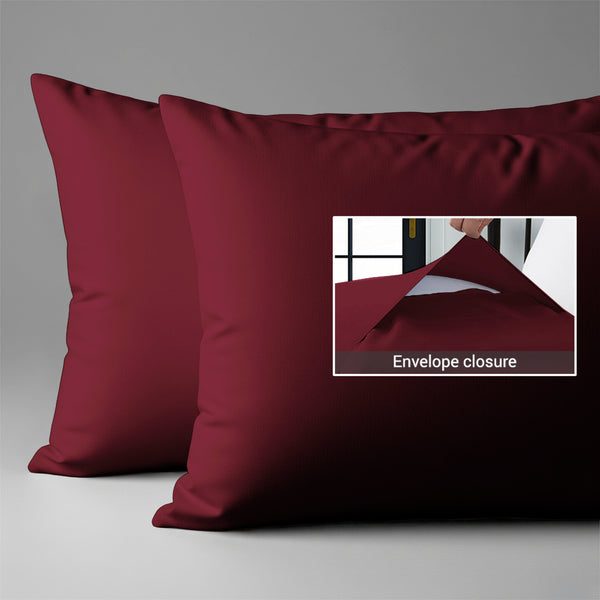 Deluxe 600 Thread Count 100% Cotton Pillowcases (2 PC)