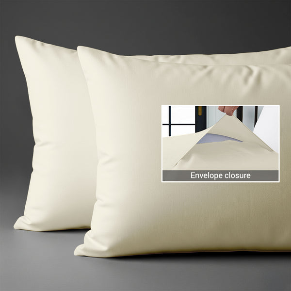 Percale 100% Cotton Pillowcases (2PC)