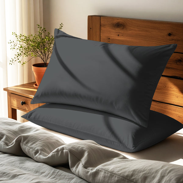 Deluxe 600 Thread Count 100% Cotton Pillowcases (2 PC)