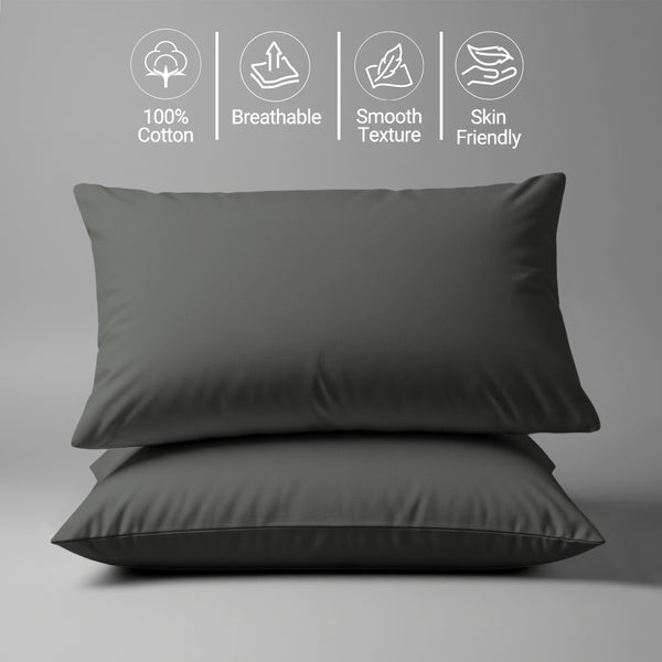 Premium 400 Thread Count 100% Cotton Pillowcases (2 PC)