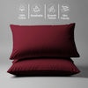 Deluxe 600 Thread Count 100% Cotton Pillowcases (2 PC)