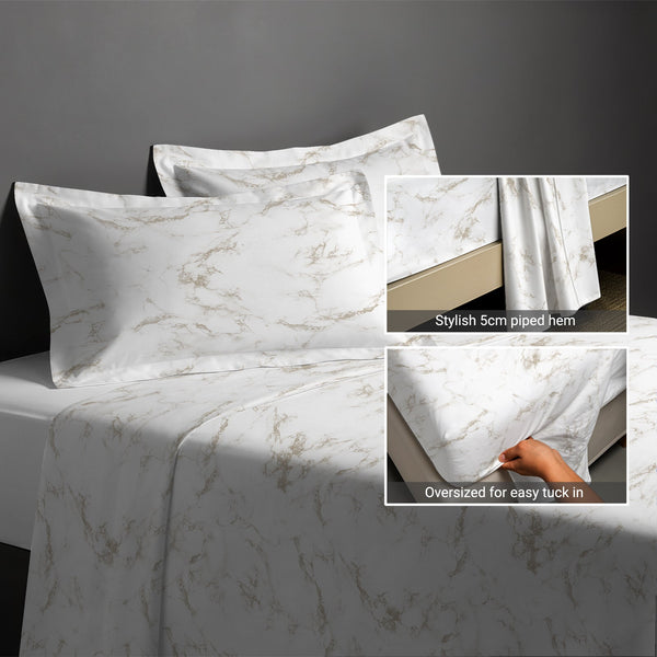 Premium 400 Thread Count 100% Cotton  Bed Sheet