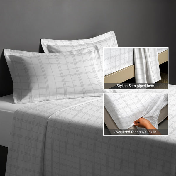Premium 300 Thread Count 100% Cotton Bed Sheet