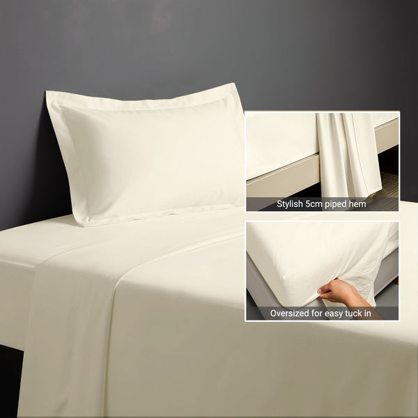 Premium 400 Thread Count 100% Cotton Bed Sheet